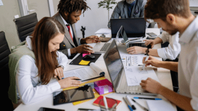 What does the work process look like at Demo Leaders?