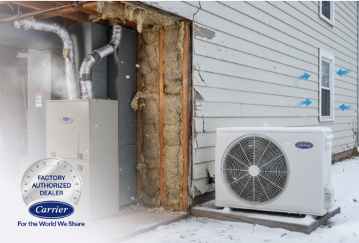 How Poor Insulation Forces Furnaces and Heat Pumps to Overwork