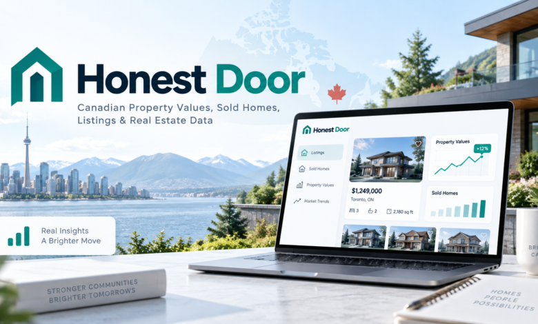 Honest Door: Canadian Property Values, Sold Homes, Listings, and Real Estate Data